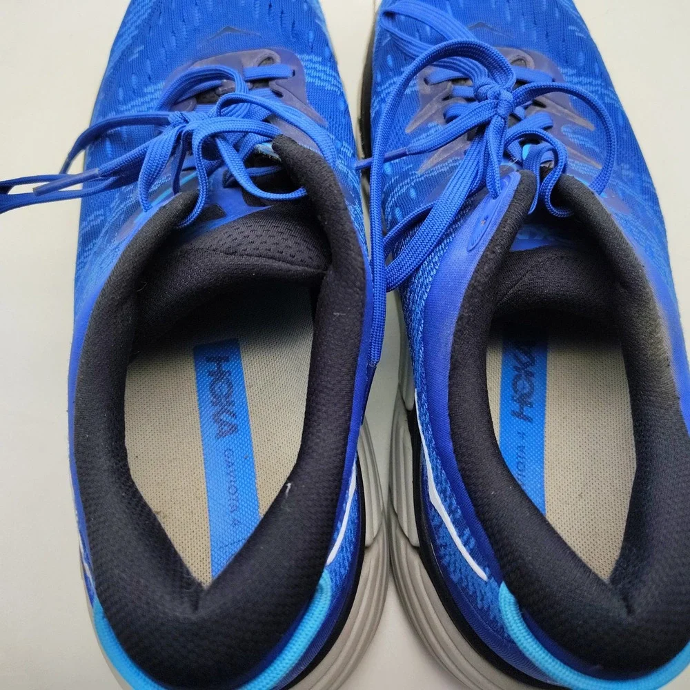 Hoka Gaviota 4 Mens Size 12D Bluing Blue Graphite Running Shoes Comfort Sneakers